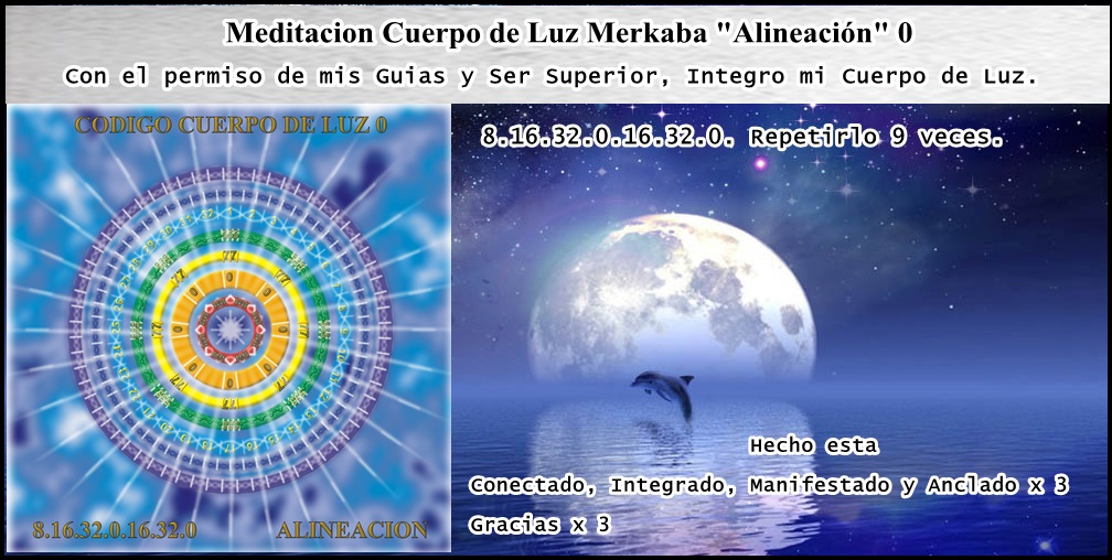 Meditación Cuerpo de Luz Merkaba ``Alineación 0``